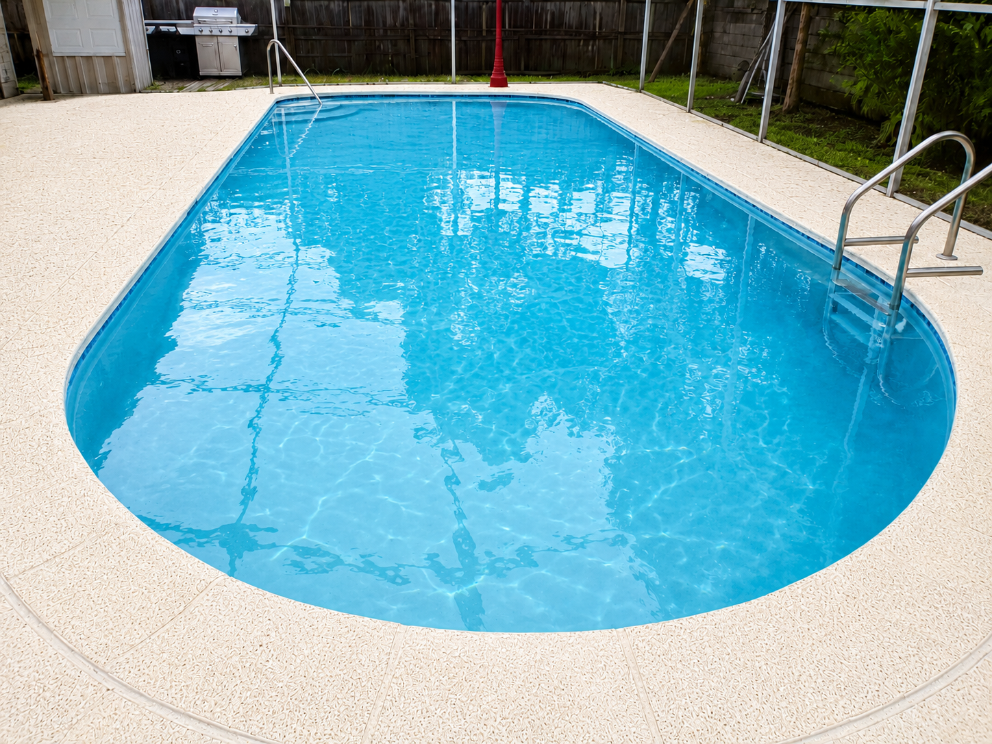 Pool after cleaning